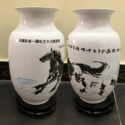 國(guó)禮藝術(shù)大師言奇、張巖石等藝術(shù)陶瓷花瓶定做